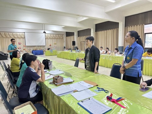คณะกรรมการตรวจเยี่ยมสนามสอบการประเมินคุณภาพผู้เรียน (์NT) ชั้นประถมศึกษาปีที่ 3 ประจำปีการศึกษา 2566 ของนักเรียนในสังกัดเทศบาลนครแม่สอด