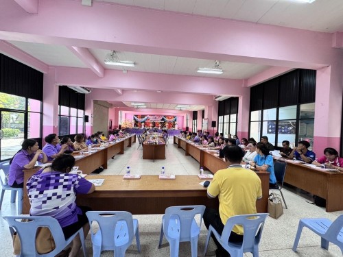 กองการศึกษาจัดประชุมการประกวดทักษะทางวิชาการ เทศบาลนครแม่สอด ประจำปี 2567