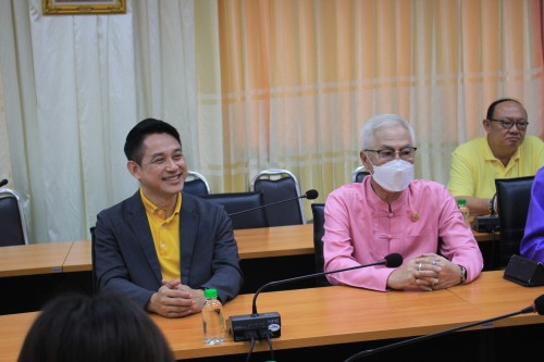 กองยุทธศาสตร์และงบประมาณ ต้อนรับ ผู้อำนวยการสำนักอนุญาตประกอบกิจการโครงข่าย สิ่งอำนวยความสะดวก และเครื่องวิทยุคมนาคม พร้อมคณะ