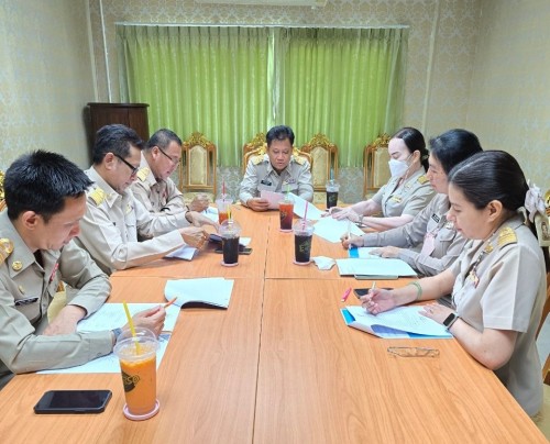 กองการเจ้านหน้าที่ ประชุมคณะกรรมการดำเนินการสรรหาและเลือกสรรบุคคลเป็นพนักงานจ้าง ครั้งที่ 1/2567 