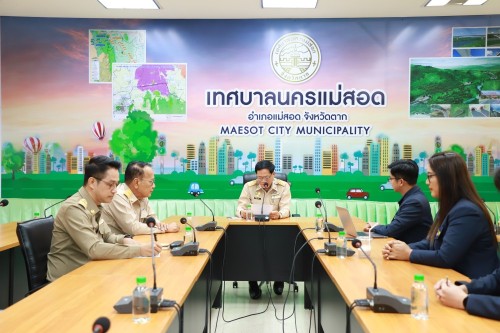 กองยุทธศาสตร์และงบประมาณ ต้อนรับคณะจากสำนักงานส่งเสริมเศรษฐกิจดิจิทัลสาขาภาคเหนือตอนล่าง