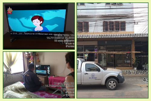 เจ้าหน้าที่กองยุทธศาสตร์และงบประมาณ ดำเนินการตามคำร้อง ขอซ่อมแซมเคเบิ้ลทีวี