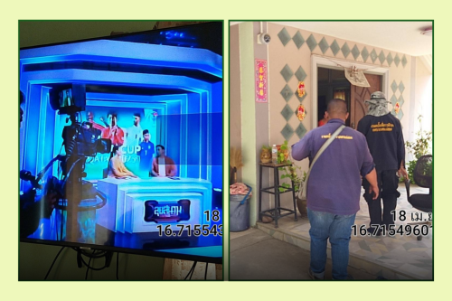 เจ้าหน้าที่กองยุทธศาสตร์และงบประมาณ ดำเนินการตามคำร้อง ขอซ่อมแซมเคเบิ้ลทีวี 