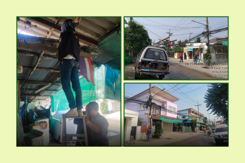 เจ้าหน้าที่กองยุทธศาสตร์และงบประมาณ ดำเนินการตามคำร้อง ขอติดตั้งและซ่อมแซมเคเบิ้ลทีวี และขอดูกล้องวงจรปิด