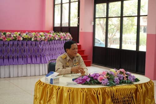 ายกเทศมนตรีนครแม่สอดพร้อมคณะผู้บริหารลงพื้นที่ตรวจเยี่ยมสถานศึกษาในสังกัด