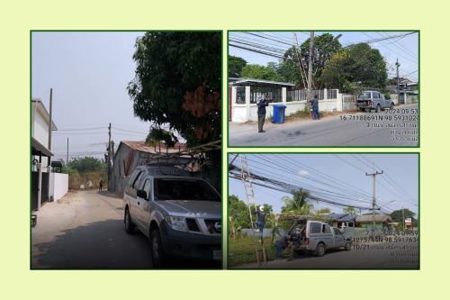 เจ้าหน้าที่กองยุทธศาสตร์และงบประมาณ ดำเนินการตามคำร้อง ขอติดตั้งและซ่อมแซมเคเบิ้ลทีวี