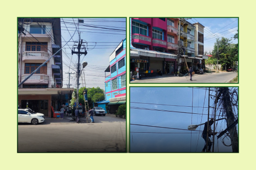 เจ้าหน้าที่กองยุทธศาสตร์และงบประมาณ ดำเนินการตามคำร้อง ขอซ่อมแซมเคเบิ้ลทีวี