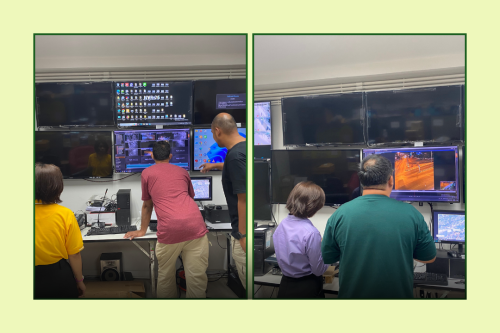 เจ้าหน้าที่กองยุทธศาสตร์และงบประมาณ ดำเนินการตามคำร้อง ขอติดตั้ง / ซ่อมแซมเคเบิ้ลทีวี และขอข้อมูลจากกล้องวงจรปิด 