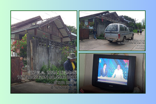 เจ้าหน้าที่กองยุทธศาสตร์และงบประมาณ ดำเนินการตามคำร้อง ขอซ่อมแซมเคเบิ้ลทีวี และขอดูกล้องวงจรปิด