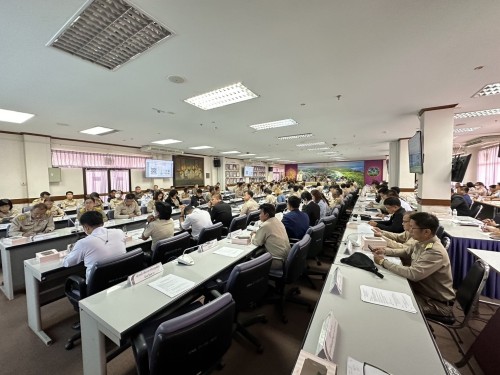 เจ้าหน้าที่กองยุทธศาสตร์และงบประมาณ ร่วมประชุม คณะกรรมการศูนย์อำนวยการป้องกันและปราบปรามยาเสพติดจังหวัดตาก ครั้งที่ 5/2567