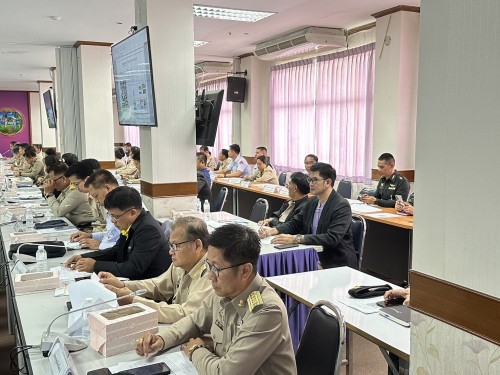 เจ้าหน้าที่กองยุทธศาสตร์และงบประมาณ ร่วมประชุม คณะกรรมการศูนย์อำนวยการป้องกันและปราบปรามยาเสพติดจังหวัดตาก ครั้งที่ 5/2567