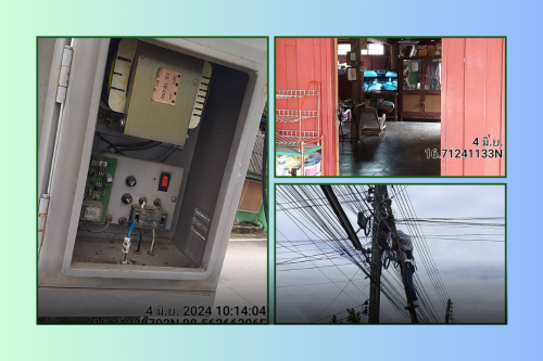 เจ้าหน้าที่กองยุทธศาสตร์และงบประมาณ ดำเนินการตามคำร้องขอซ่อมแซมเคเบิ้ลทีวี และคำขอใช้ข้อมูลจากกล้องวงจรปิด