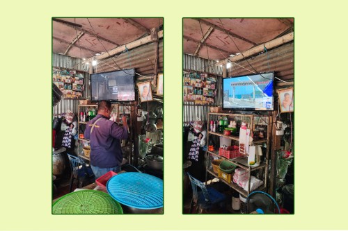 เจ้าหน้าที่กองยุทธศาสตร์และงบประมาณ ดำเนินการตามคำร้องขอซ่อมแซมเคเบิ้ลทีวี