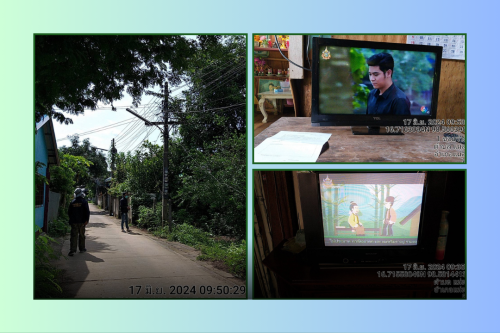 เจ้าหน้าที่กองยุทธศาสตร์และงบประมาณ ดำเนินการตามคำร้องขอซ่อมแซมเคเบิ้ลทีวี