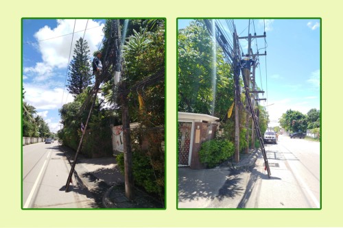 เจ้าหน้าที่กองยุทธศาสตร์และงบประมาณ ดำเนินการตามคำร้องขอซ่อมแซมเคเบิ้ลทีวี 