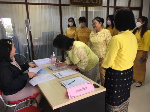 กองยุทธศาสตร์และงบประมาณ ฝ่ายวิเทศสัมพันธ์ จัดให้มีการบันทึกเทปถวายพระพรชัยมงคล เนื่องในโอกาสมหามงคลที่พระบาทสมเด็จพระเจ้าอยู่หัวทรงเจริญพระชนมพรรษา 72 พรรษา