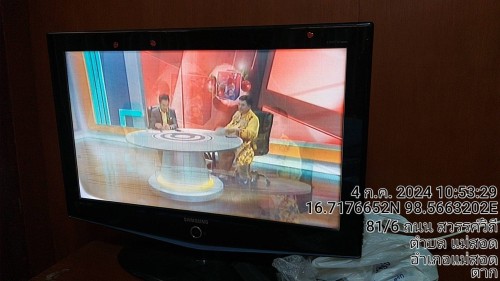 เจ้าหน้าที่กองยุทธศาสตร์และงบประมาณ ดำเนินการตามคำร้อง ขอซ่อมแซมเคเบิ้ลทีวี