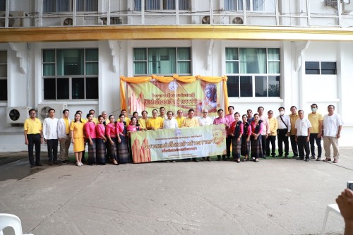 กองยุทธศาสตร์และงบประมาณ เข้าร่วมงานประเพณีแห่เทียนจำนำพรรษา ประจำปีงบประมาณ 2567