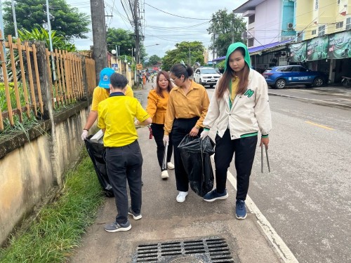 กองช่างสุขาภิบาลได้เข้าร่วมกิจกรรมจิตอาสาพัฒนาปรับปรุงภูมิทัศน์เฉลิมพระเกียรติ พระบาทสมเด็จพระเจ้าอยู่หัว เนื่องในโอกาสพระราชพิธีมหามงคลเฉลิมพระชนมพรรษา 6 รอบ 28 กรกฎาคม 2567