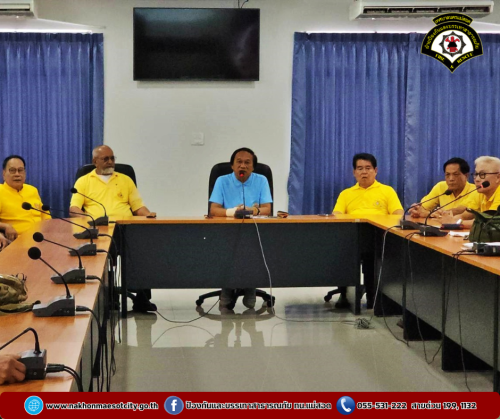 ดับเพลิงนครแม่สอด จัดประชุมประจำเดือนสิงหาคม ครั้งที่ 5/2567