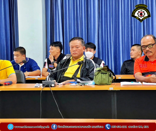 ดับเพลิงนครแม่สอด จัดประชุมประจำเดือนสิงหาคม ครั้งที่ 5/2567