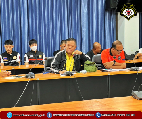 ดับเพลิงนครแม่สอด จัดประชุมประจำเดือนสิงหาคม ครั้งที่ 5/2567