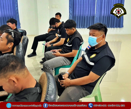 ดับเพลิงนครแม่สอด จัดประชุมประจำเดือนสิงหาคม ครั้งที่ 5/2567