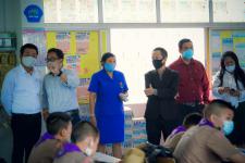 ตรวจเยื่ยมและการจัดการเรียนการสอนของโรงเรียนเทศบาลวัดดอนแก้ว