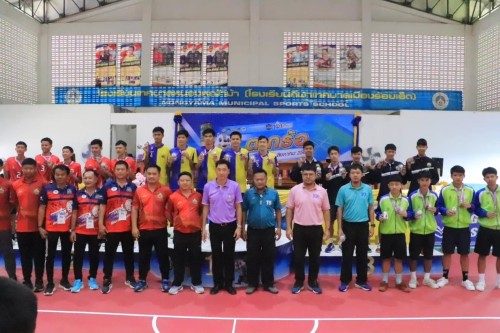 เทศบาลนครแม่สอดขอแสดงความยินดีกับคณะครูและนักเรียนที่คว้ารางวัลการแข่งขันกีฬานักเรียนองค์กรปกครองส่วนท้องถิ่นแห่งประเทศไทย รอบชิงชนะเลิศระดับประเทศ “หอโหวด 101 เกมส์” 