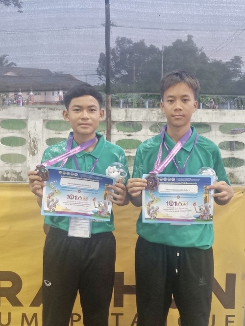 เทศบาลนครแม่สอดขอแสดงความยินดีกับคณะครูและนักเรียนที่คว้ารางวัลการแข่งขันกีฬานักเรียนองค์กรปกครองส่วนท้องถิ่นแห่งประเทศไทย รอบชิงชนะเลิศระดับประเทศ “หอโหวด 101 เกมส์” 