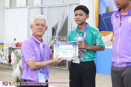 เทศบาลนครแม่สอดขอแสดงความยินดีกับคณะครูและนักเรียนที่คว้ารางวัลการแข่งขันกีฬานักเรียนองค์กรปกครองส่วนท้องถิ่นแห่งประเทศไทย รอบชิงชนะเลิศระดับประเทศ “หอโหวด 101 เกมส์” 