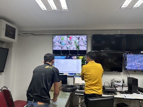 เจ้าหน้าที่กองยุทธศาสตร์และงบประมาณ ดำเนินการตามคำขอใช้ข้อมูลจากกล้องวงจรปิด