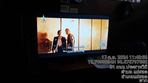 เจ้าหน้าที่กองยุทธศาสตร์และงบประมาณ ดำเนินการตามคำร้องขอตรวจสอบและซ่อมแซมเคเบิ้ลทีวี เพื่อการศึกษาเทศบาลนครแม่สอด