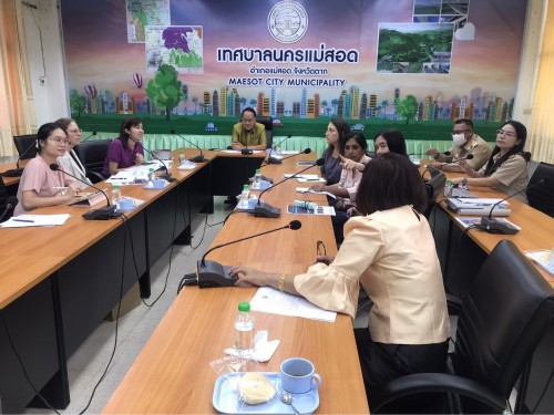 ต้อนรับคณะจาก กรมควมคุมโรคกองระบาดวิทยา ร่วมกับศูนย์ความร่วมมือไทย - สหรัฐ ด้านสาธารณสุข