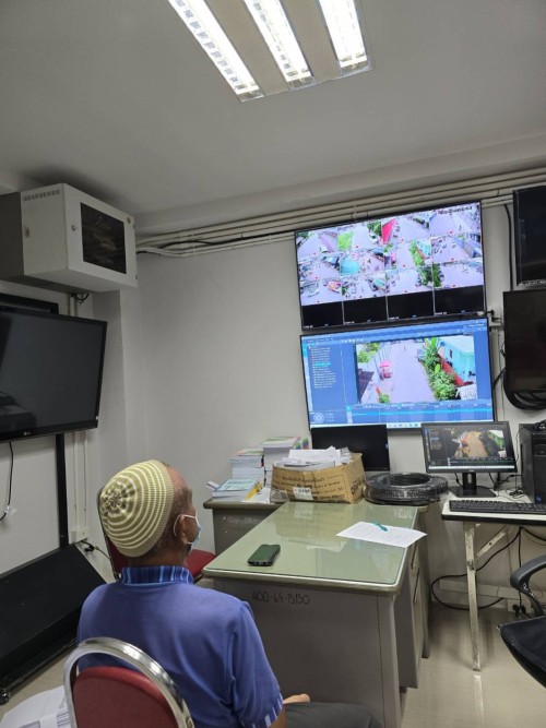 เจ้าหน้าที่กองยุทธศาสตร์และงบประมาณ ดำเนินการตามคำขอใช้ข้อมูลจากกล้องวงจรปิด