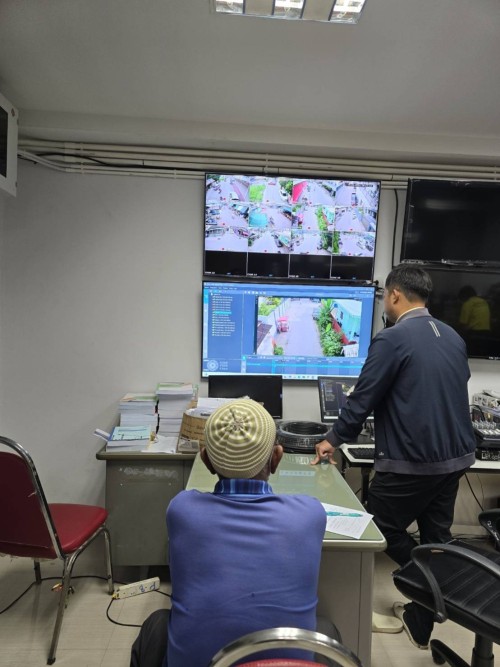 เจ้าหน้าที่กองยุทธศาสตร์และงบประมาณ ดำเนินการตามคำขอใช้ข้อมูลจากกล้องวงจรปิด