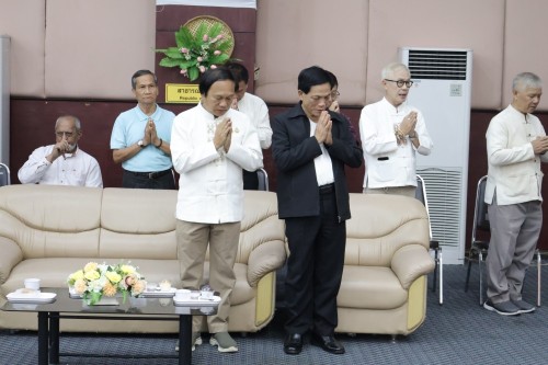 กองการเจ้าหน้าที่ จัดโครงการฝึกอบรมส่งเสริมคุณธรรมจริยธรรมบุคลากรในสังกัดเทศบาลนครแม่สอด 