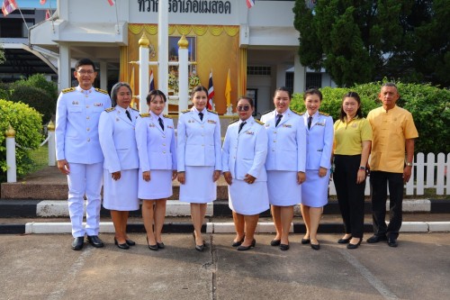 กองการเจ้าหน้าที่ ร่วมถวายพวงมาลาเนื่องในวันคล้ายวันสวรรคตของพระบาทสมเด็จพระปรมินทรมหาภูมิพลอดุลยเดชบรมมนาถบพิตร 13 ตุลาคม 2567