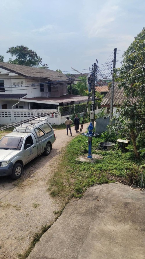 เจ้าหน้าที่กองยุทธศาสตร์และงบประมาณ ดำเนินการตามคำร้องขอติดตั้งเคเบิ้ลทีวี เพื่อการศึกษาเทศบาลนครแม่สอด