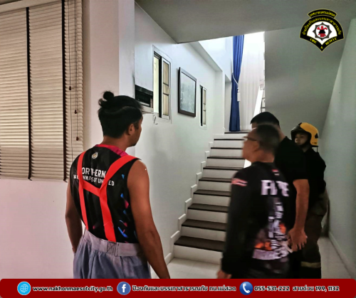 ดับเพลิงนครแม่สอด ออกตรวจสอบเหตุไฟฟ้าลัดวงจร บริเวณภายในบ้านเรือนประชาชน หมู่บ้านเศรษฐีมั่นคง