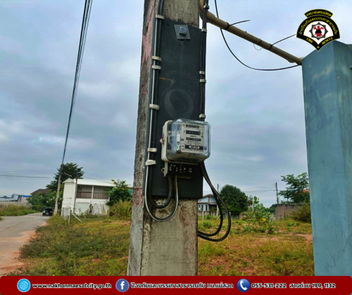 ดับเพลิงนครแม่สอด ออกตรวจสอบเหตุไฟฟ้าลัดวงจร บริเวณภายในบ้านเรือนประชาชน หมู่บ้านเศรษฐีมั่นคง