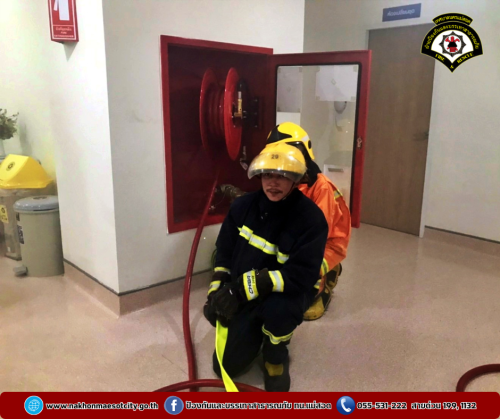 ดับเพลิงนครแม่สอด ร่วมฝึกซ้อมดับเพลิงและอพยพหนีไฟ ณ โรงพยาบาลจุฬารัตน์ แม่สอด