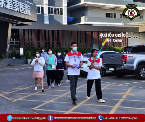 ดับเพลิงนครแม่สอด ร่วมฝึกซ้อมดับเพลิงและอพยพหนีไฟ ณ โรงพยาบาลจุฬารัตน์ แม่สอด