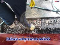 ดับเพลิงเเม่สอด ออกจับงูเข้าบ้านประชาชน ชุมชนสันต้นปิน