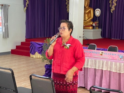 เข้าร่วมการประชุมสภากาแฟสัญจร ของกลุ่มพัฒนาสตรี ครั้งที่ 7 เพื่อพบปะแลขับเคลื่อนงานของกลุ่มพัฒนาสตรีเทศบาลนครแม่สอด ณ วัดดอนไชย