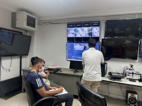 เจ้าหน้าที่กองยุทธศาสตร์และงบประมาณ ดำเนินการตามคำขอใช้ข้อมูลจากกล้องวงจรปิด