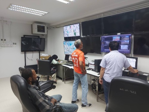 เจ้าหน้าที่กองยุทธศาสตร์และงบประมาณ ดำเนินการตามคำขอใช้ข้อมูลจากกล้องวงจรปิด