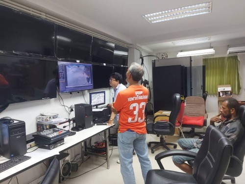 เจ้าหน้าที่กองยุทธศาสตร์และงบประมาณ ดำเนินการตามคำขอใช้ข้อมูลจากกล้องวงจรปิด