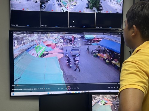  เจ้าหน้าที่กองยุทธศาสตร์และงบประมาณ ดำเนินการตามคำขอใช้ข้อมูลจากกล้องวงจรปิด