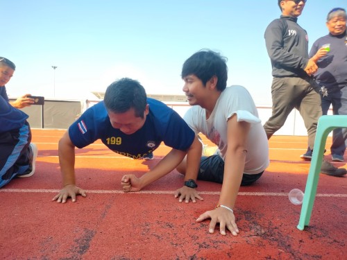 ดับเพลิงนครแม่สอด จัดโครงการทดสอบสมรรถภาพทางกาย ครั้งที่ 1 ประจำปี 2568